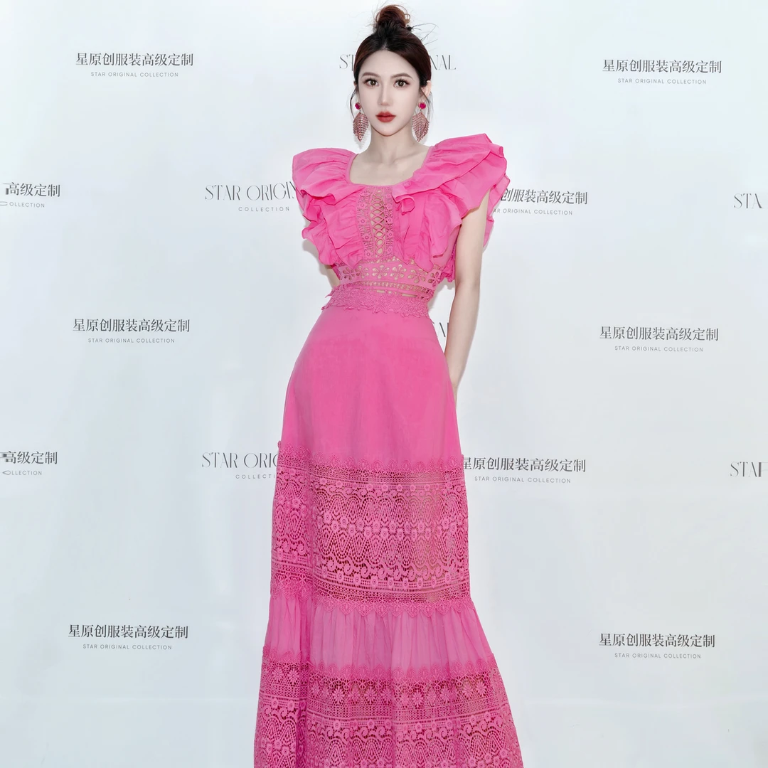 【星姐推荐】星原创高级定制【仲夏之梦】设计师轻奢名媛度假风套装