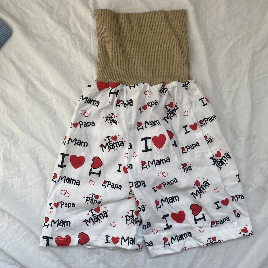 宝宝四季款居家高腰腹围裤