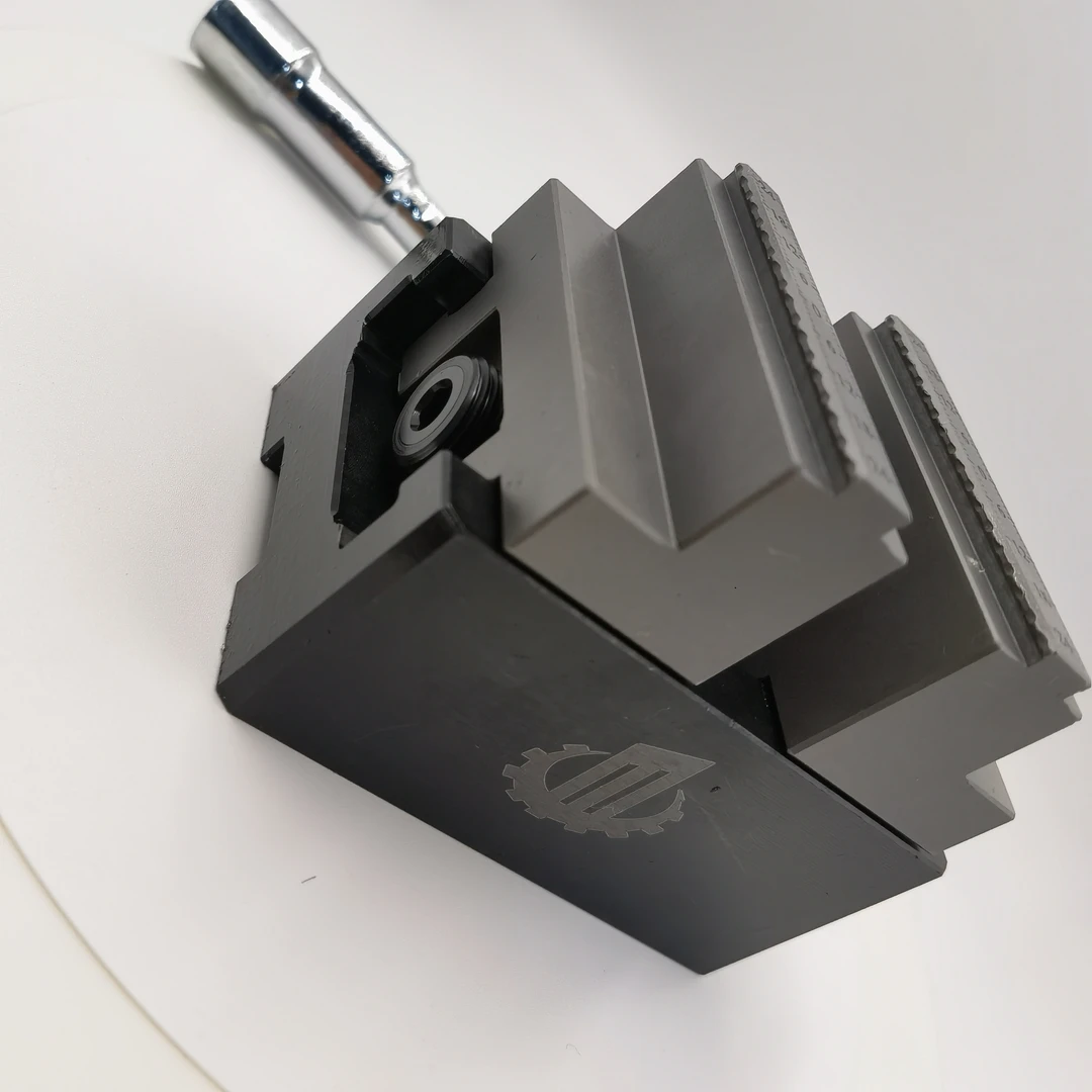 自定心虎钳夹具加工中心四轴五轴同心精密虎钳T54高钳口8-55