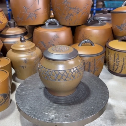 紫砂茶叶罐H。。。。。。。。。