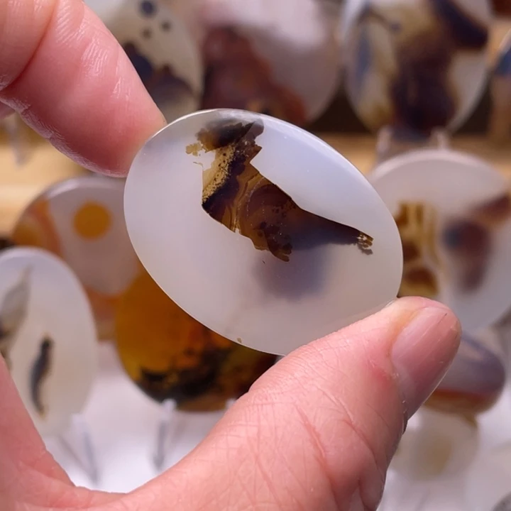 玛瑙/玉髓未镶嵌吊坠(不含链)