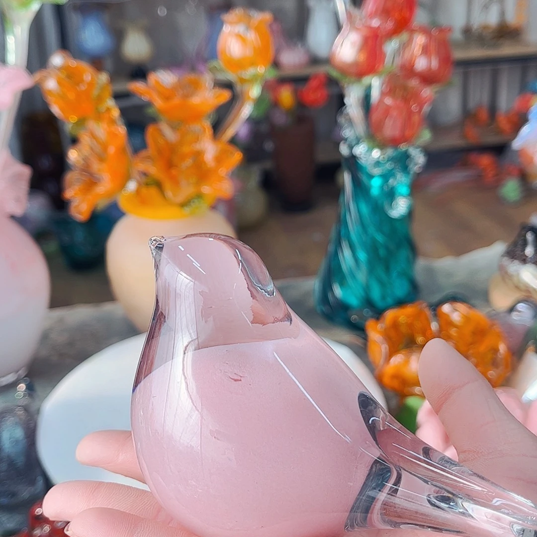 粉鸟家悦花瓶花器