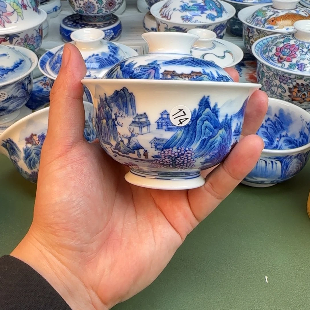 彦祖纯手工手绘茶具174