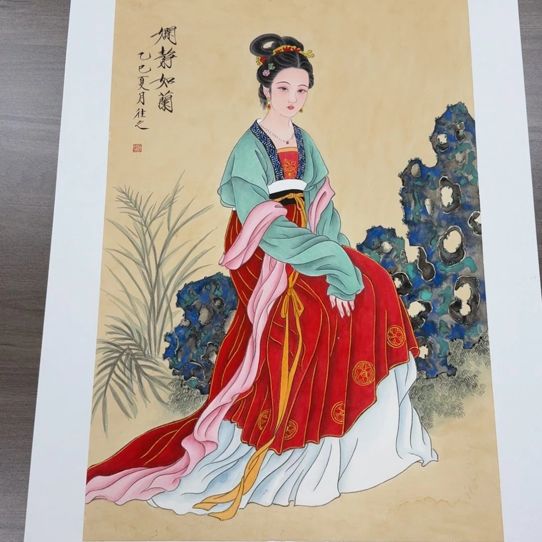 国画国画作品山水花鸟