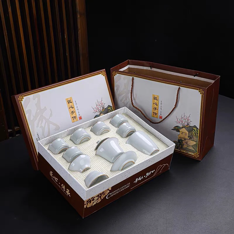 A 59茶具套装古典雅致礼盒装