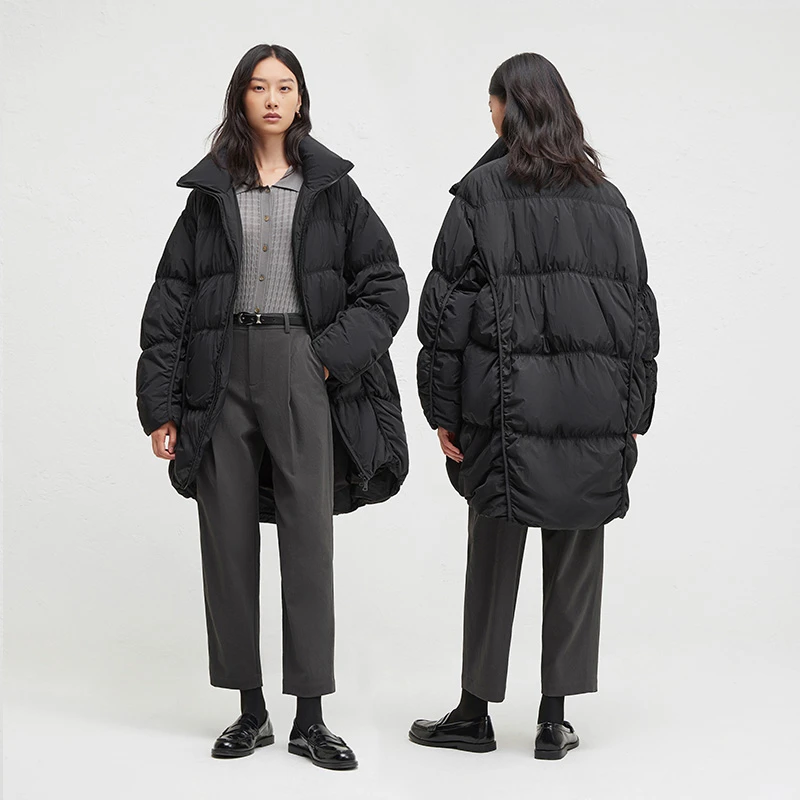 播温暖舒适半高立领羽绒服DDR4RD5077