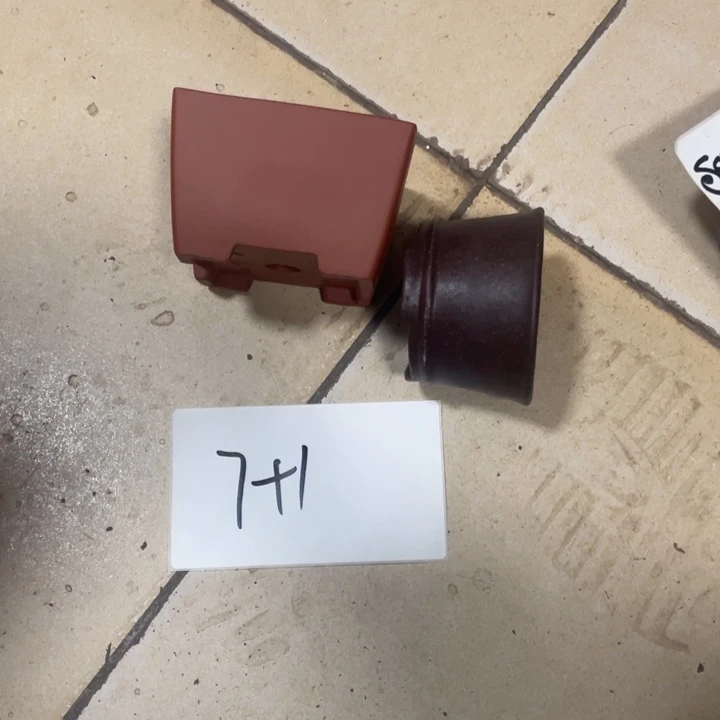 紫砂花盆紫砂口10高6