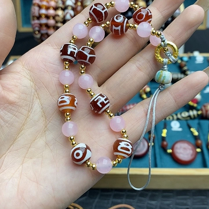 玛瑙/玉髓颈饰合金