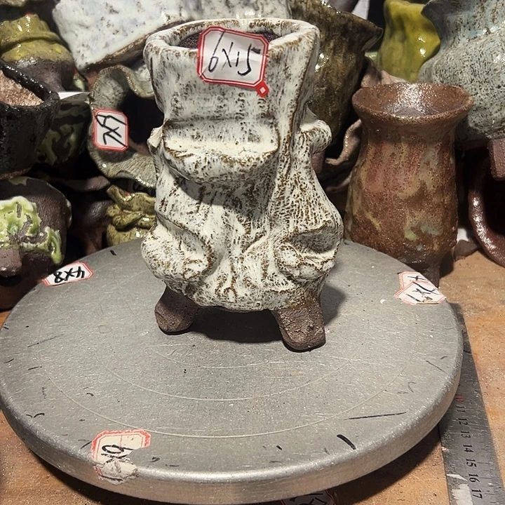 粗陶花盆，现在的支持，