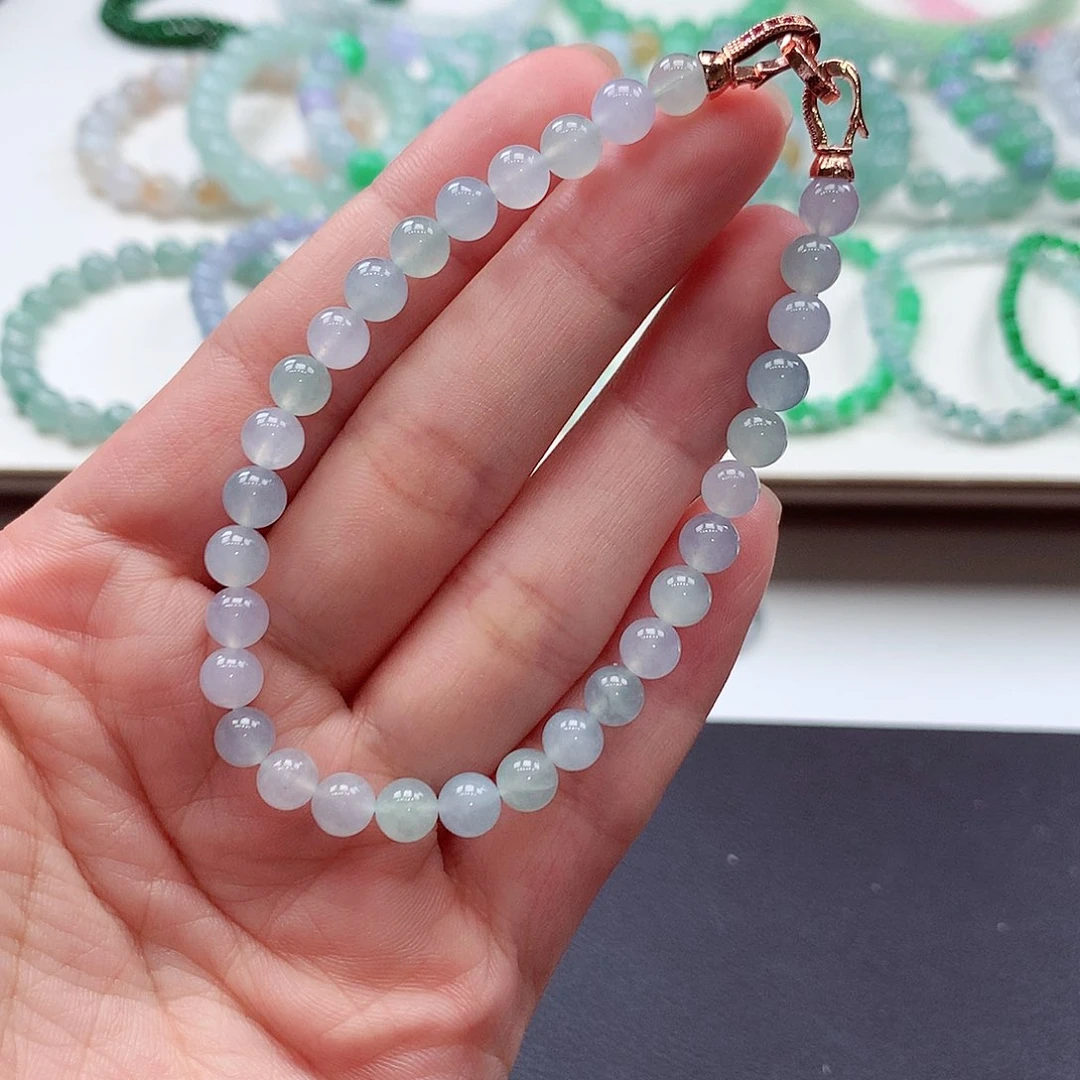 未镶嵌手链翡翠手链5.4mm