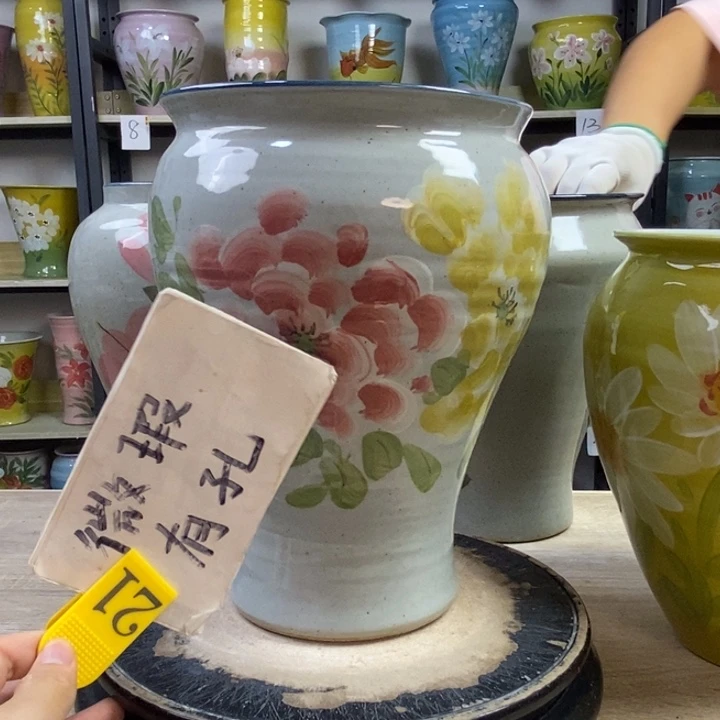景德镇高温陶瓷花盆