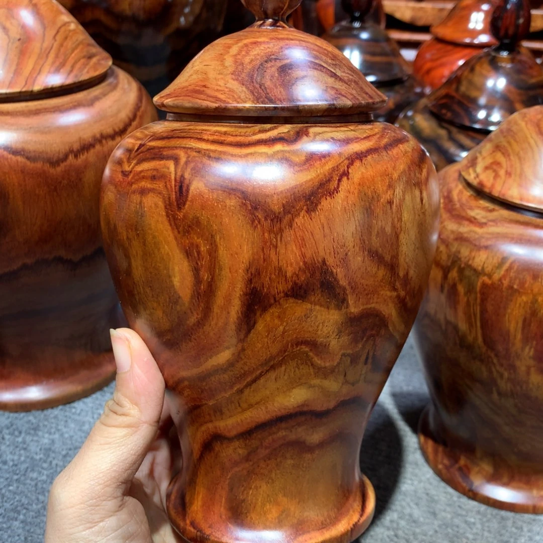 用***6木越南黄花梨将军罐