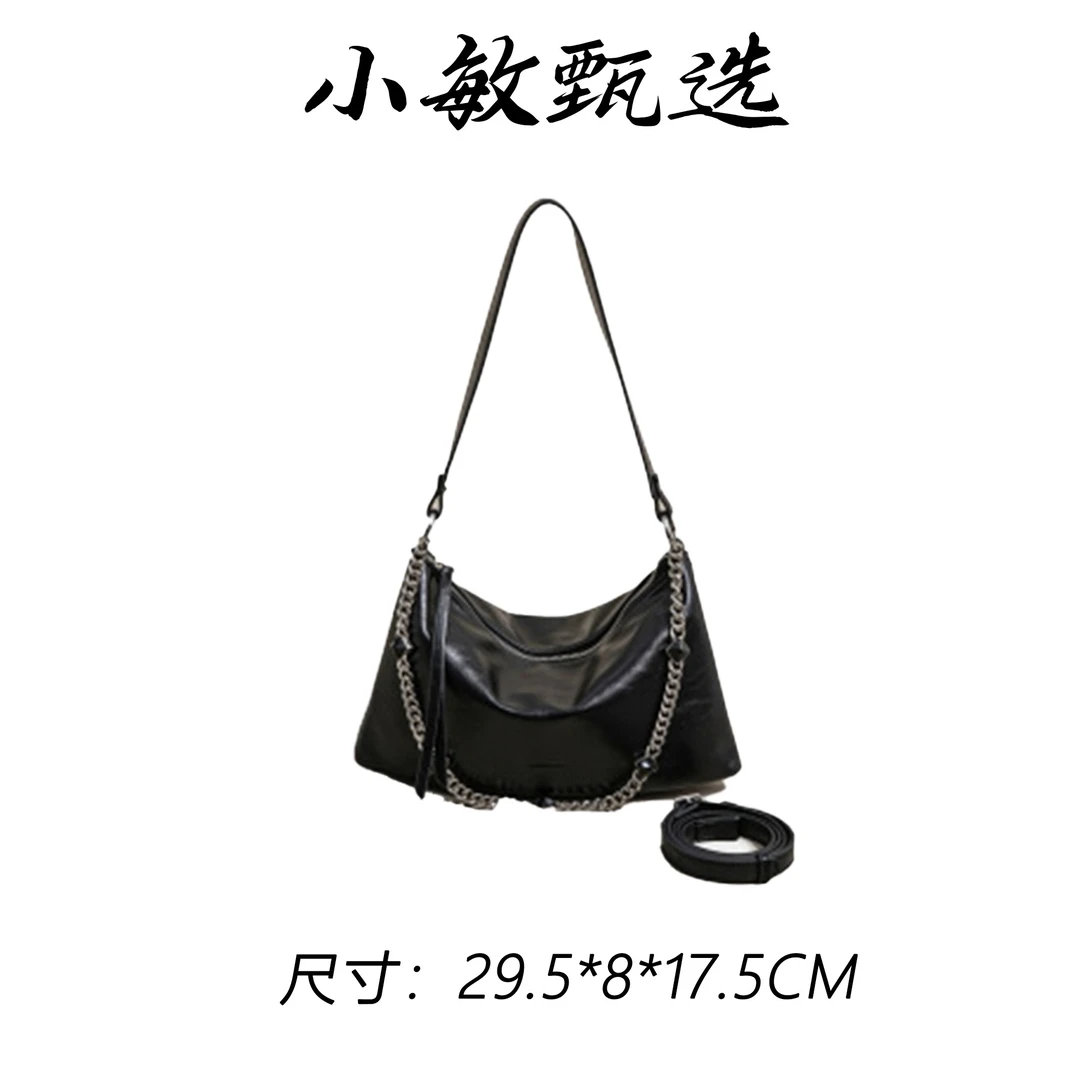 【小敏精选】渠道货SK-92992-黑色轻奢简约大气新款女士手提包
