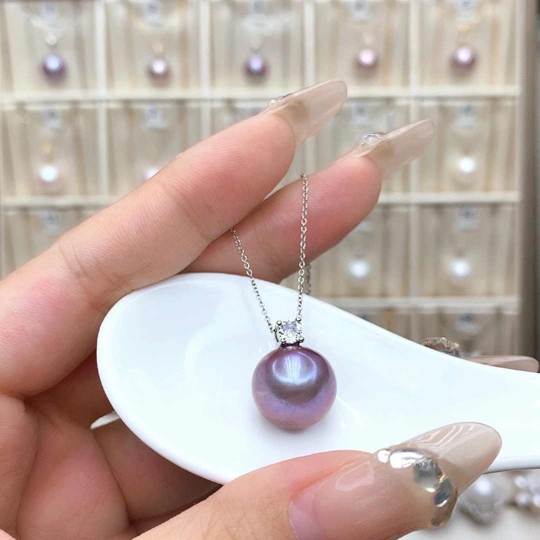 淡水珍珠未镶嵌吊坠(赠链)