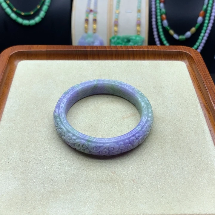 翡翠未镶嵌手镯翡翠手镯56