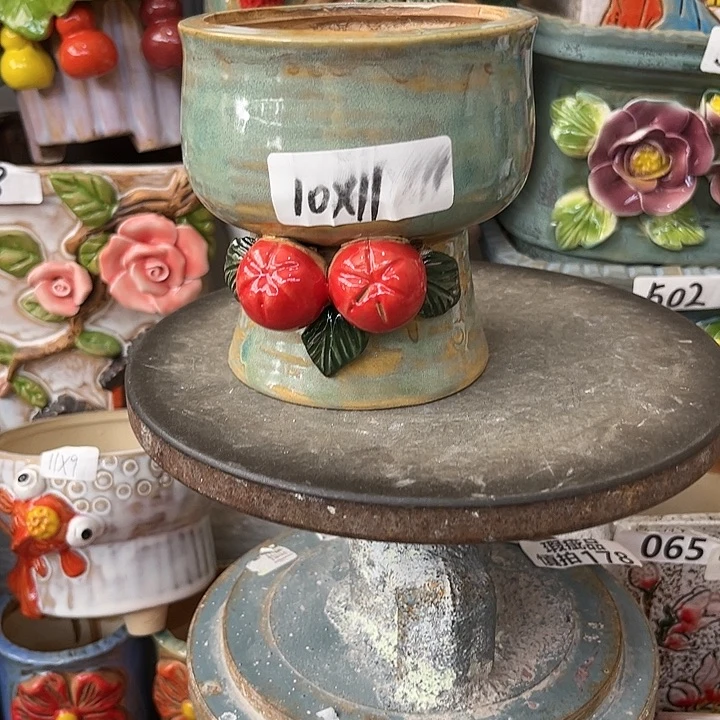 粗陶材质多肉花盆