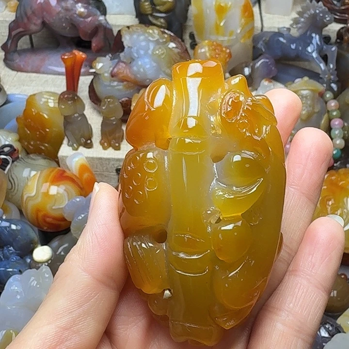 玛瑙/玉髓未镶嵌饰品