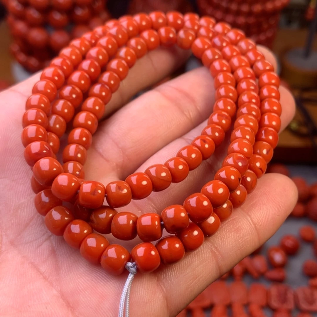 【闪购商品】南红玛瑙瓦西精工老型108卡6➕未镶嵌