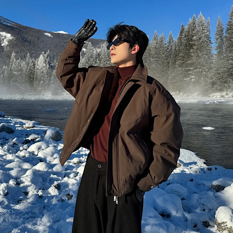 一轩轩轩【梨花坠雪】冬季爆款座山雕冲锋衣羽绒服男夹克外套180202