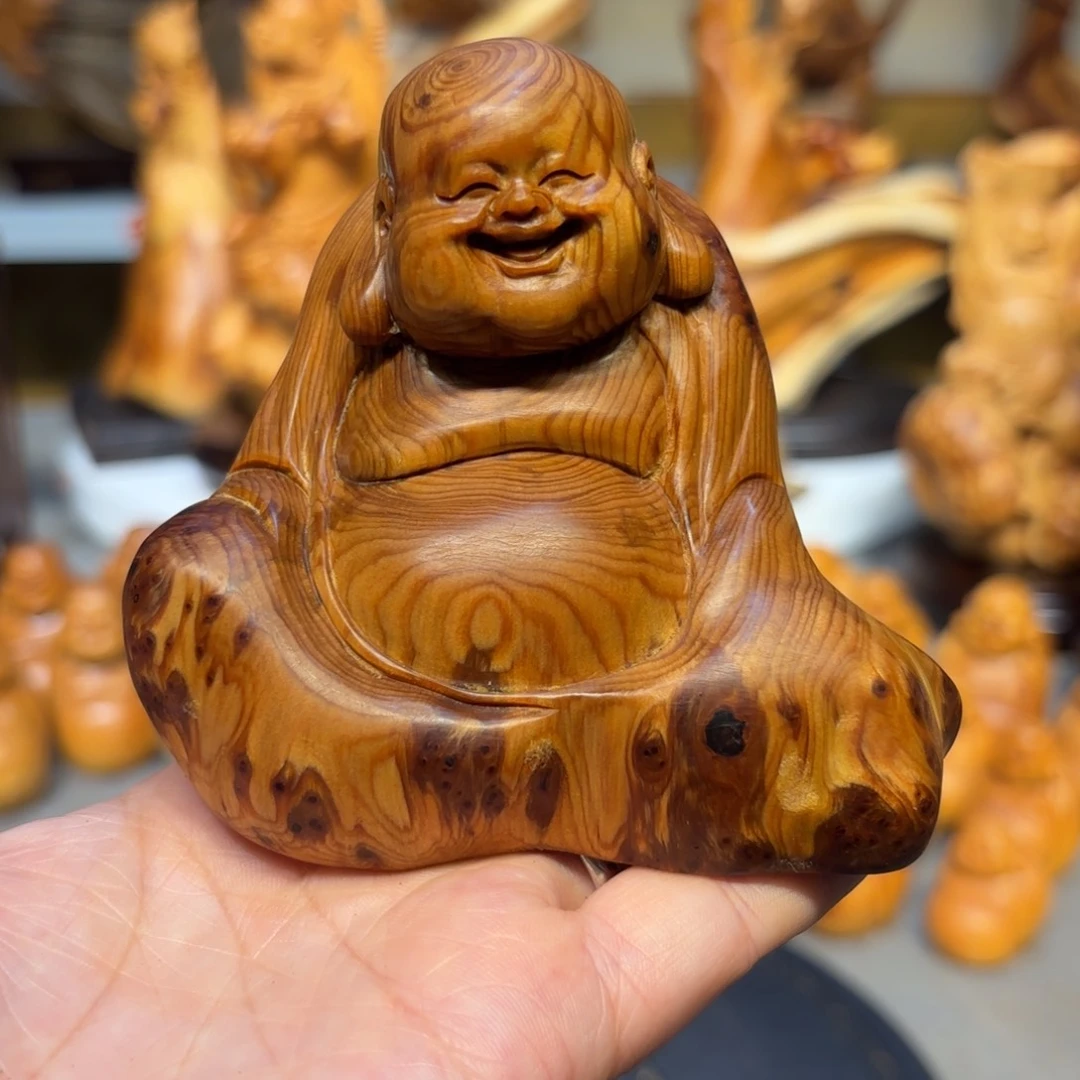 木太行崖柏弥勒佛瘤疤