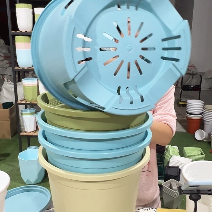 圆形控根口27.5高27.5混色五只无托