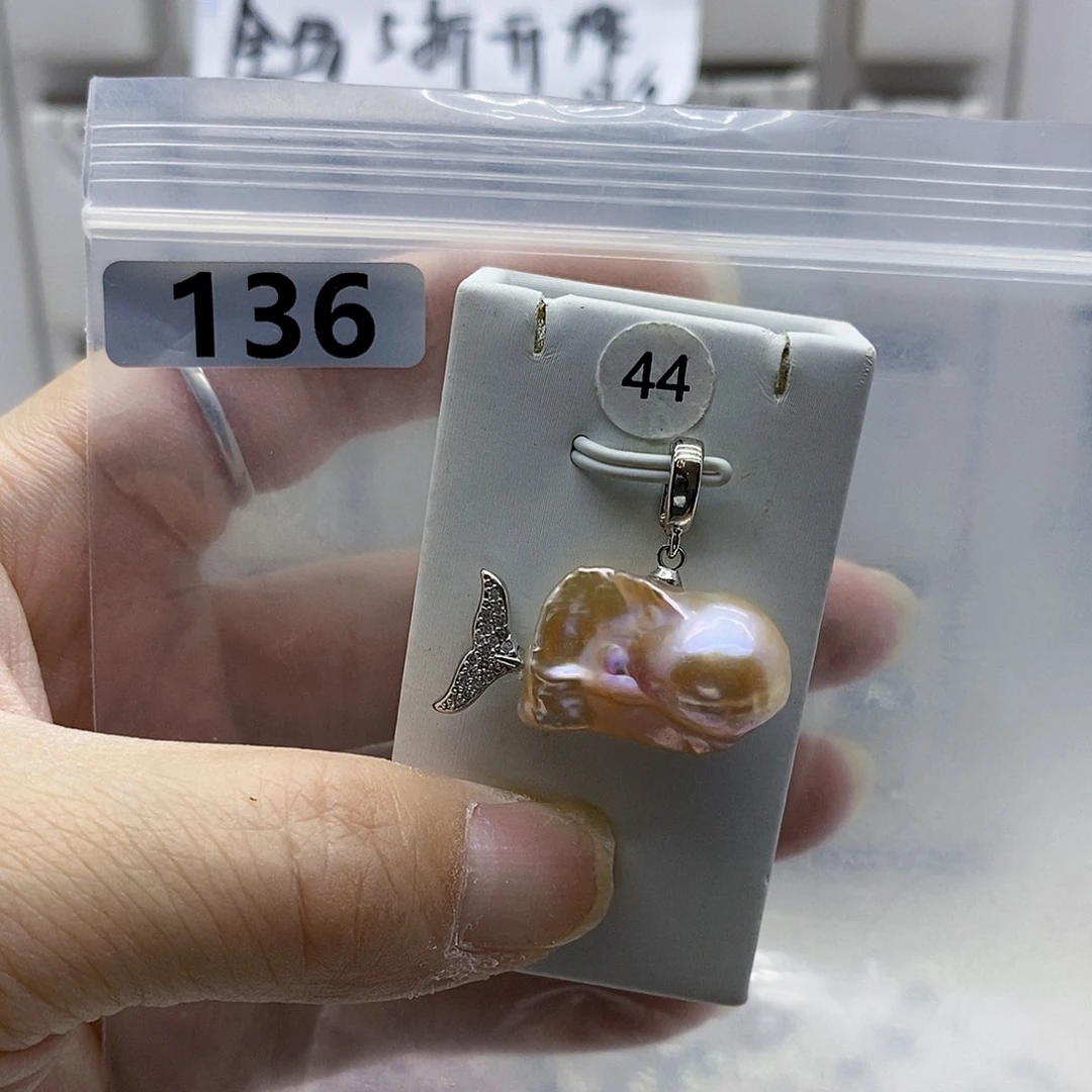 颈饰合金淡水珍珠