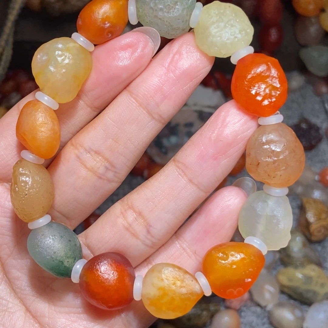 未镶嵌玛瑙/玉髓珠宝半成品