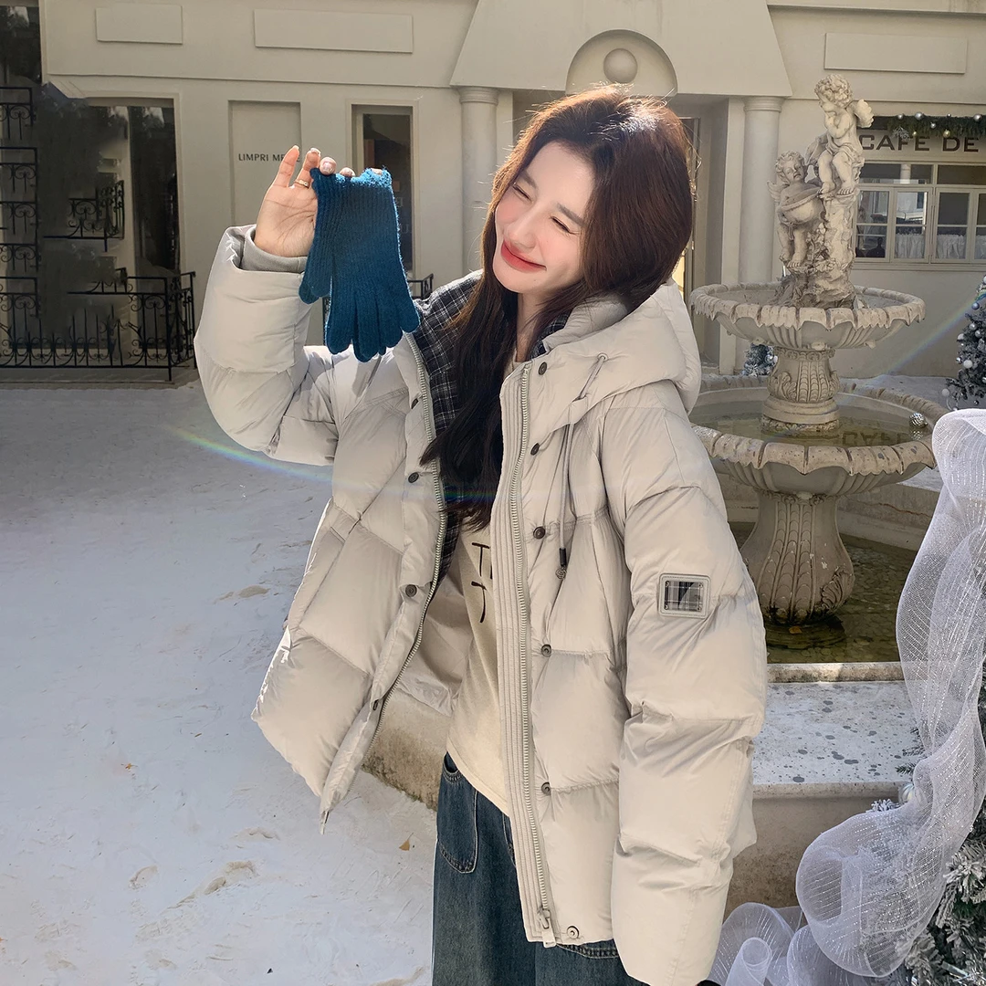韩版羽绒服女款爆款2025新款冬季宽松巨好看小个子冬装保暖外套