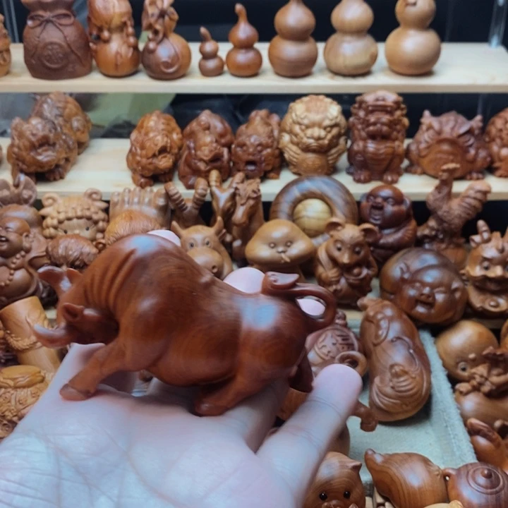 木质樱**道崖柏木雕。。。