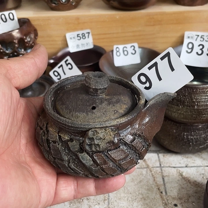杯子柴烧纯手工裸烧977