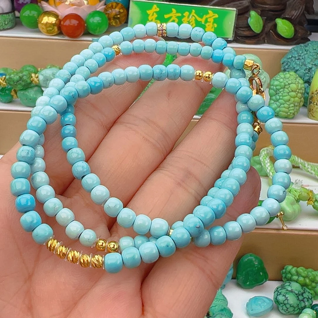 未镶嵌绿松石项链