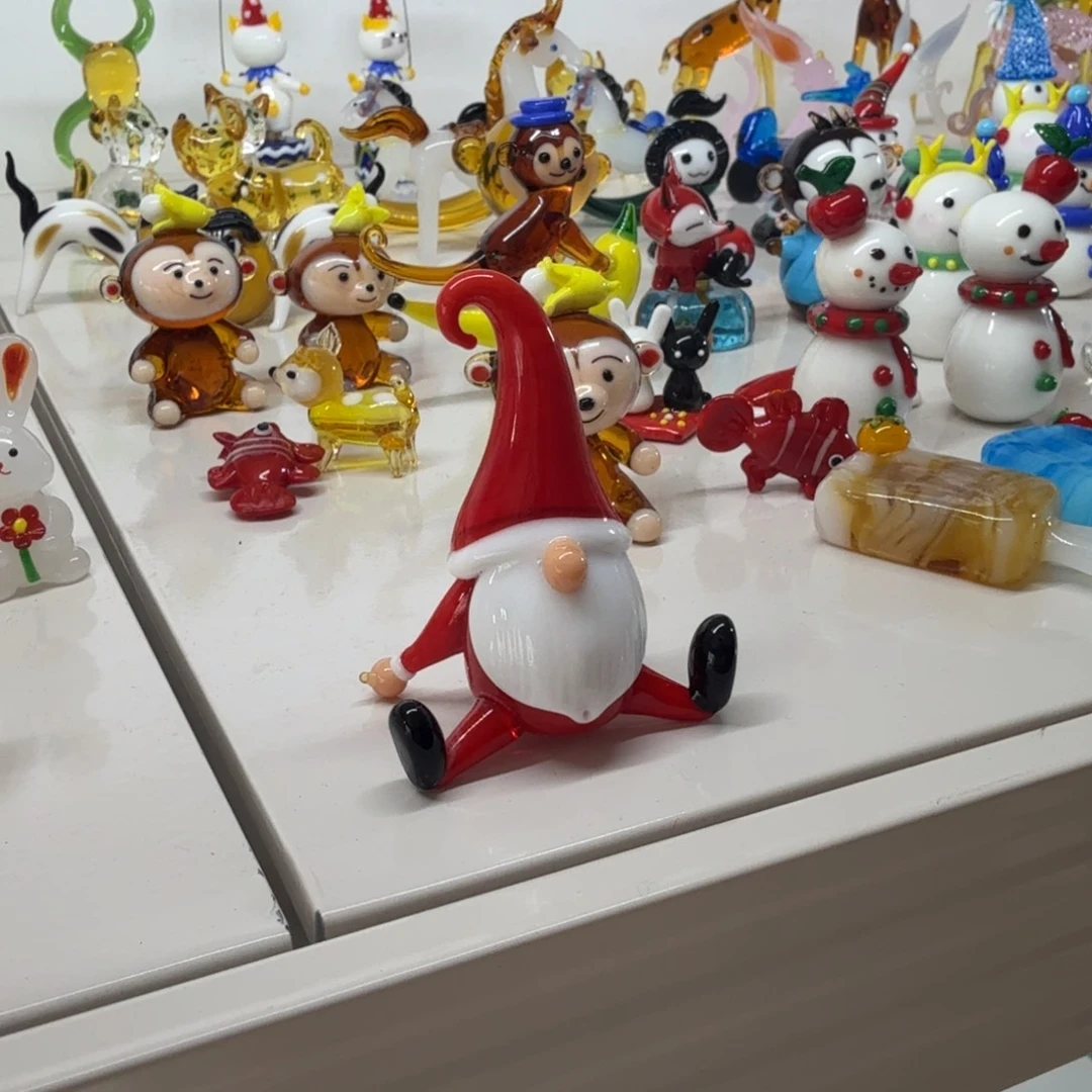 琉璃手工艺品圣诞老人