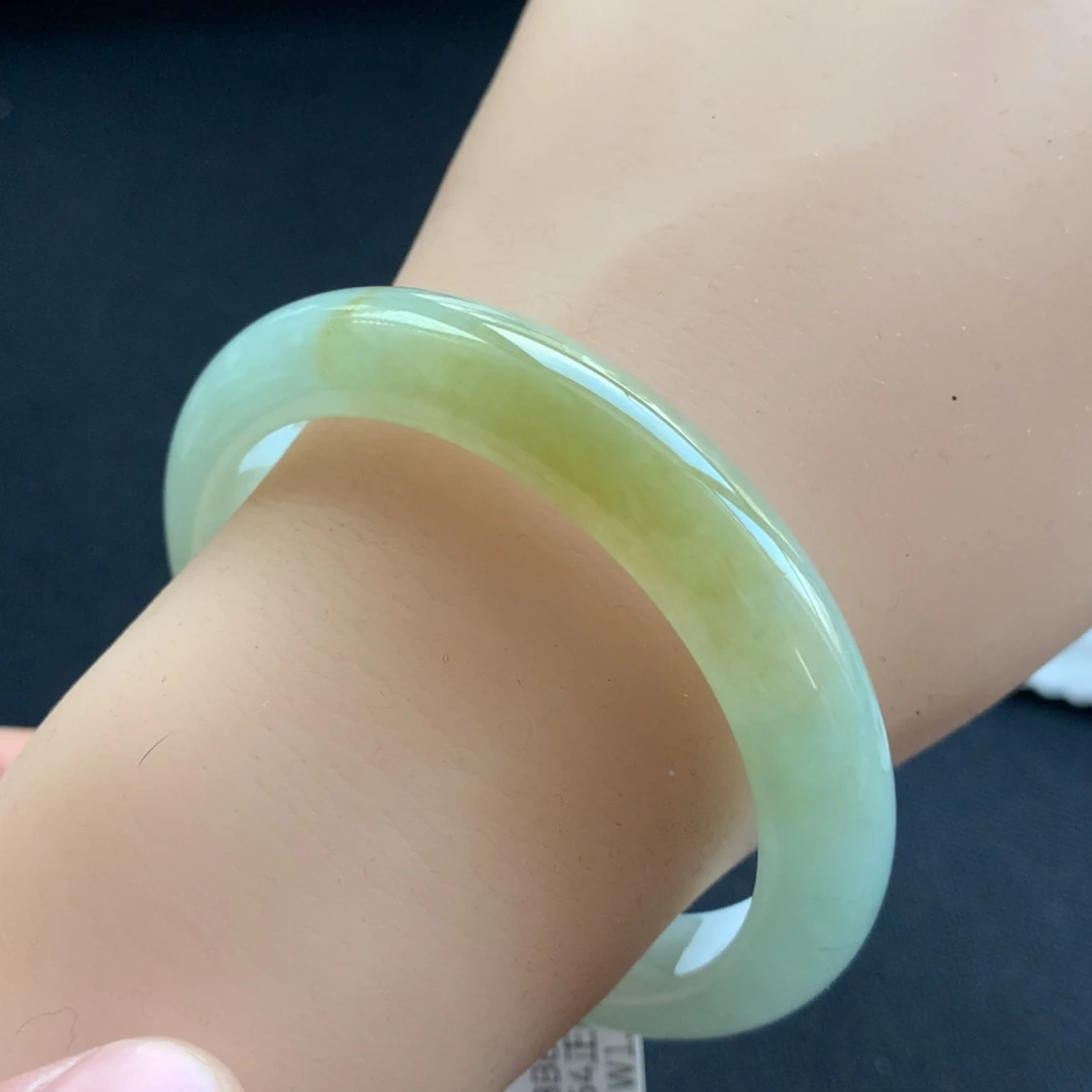 翡翠未镶嵌手镯15号54正