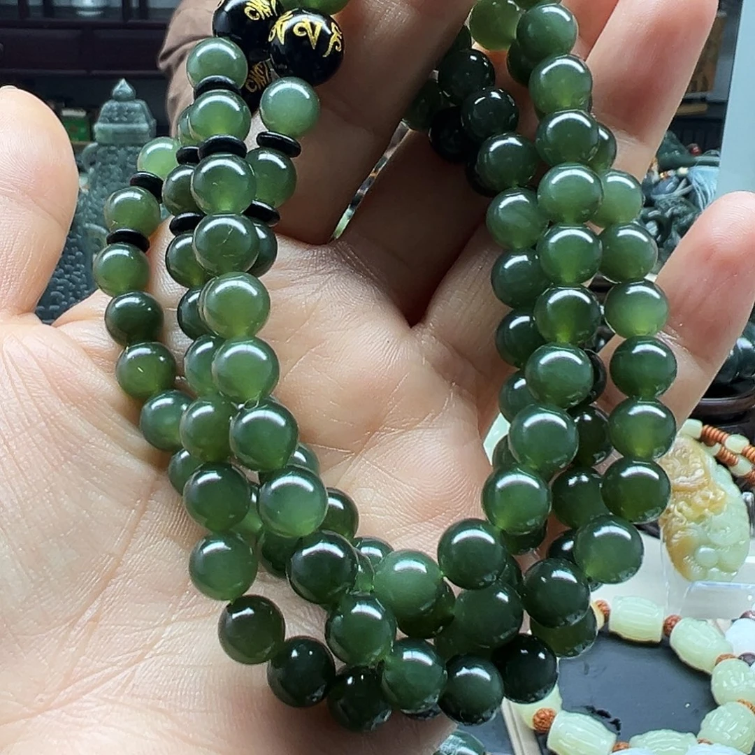 和田玉未镶嵌手串