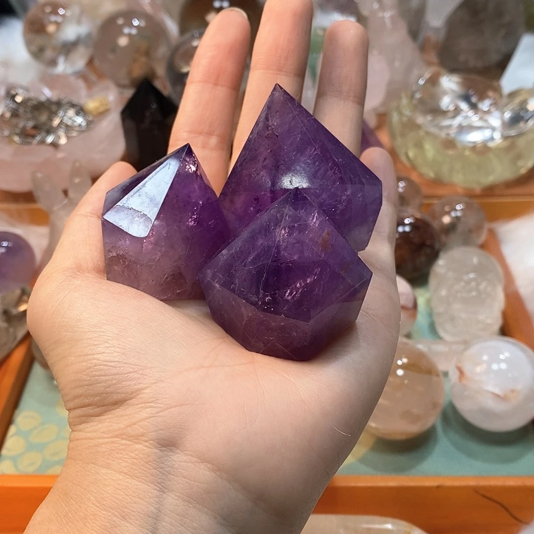 水晶珠宝半成品未镶嵌发其一件941