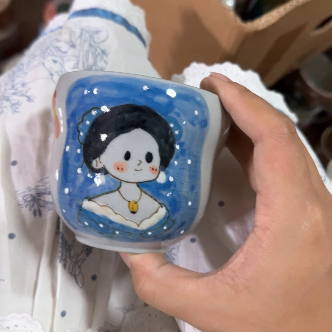 景德镇高温瓷手绘釉下彩陶瓷