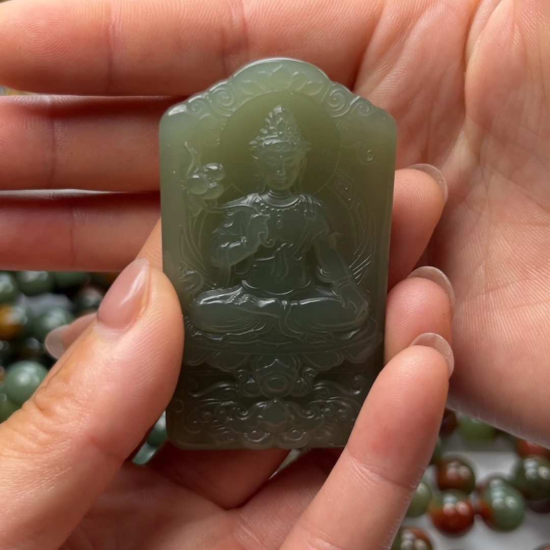 *****和田玉未镶嵌吊坠(不含链)