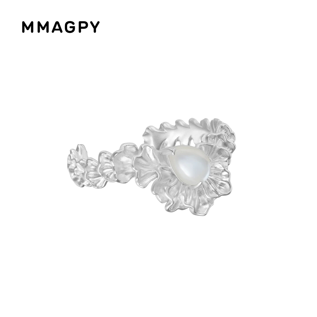 MMAGPY 合金手镯 静物花新古典主义静物花手镯