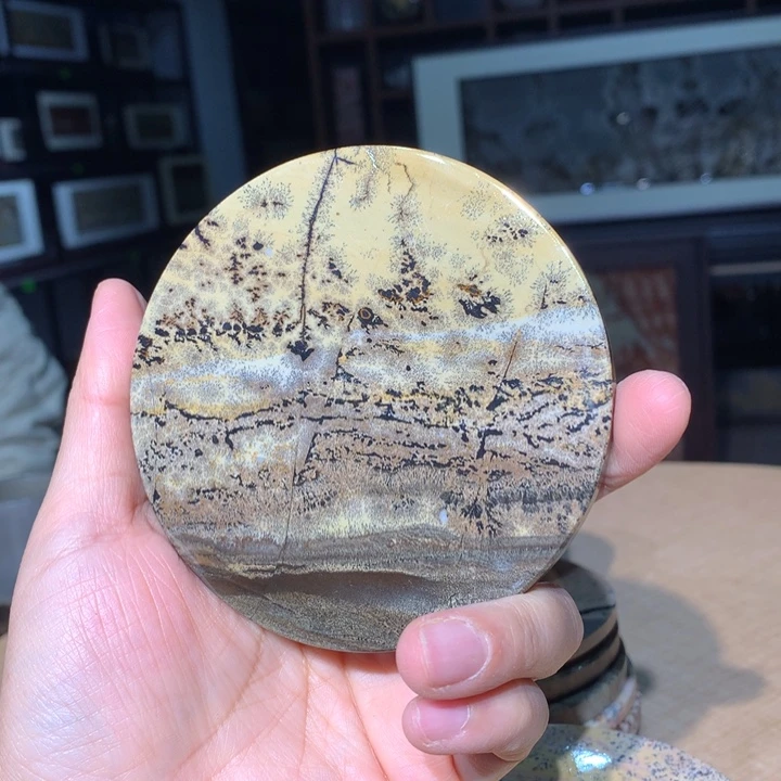 ，广西国画石摆件，收藏观赏