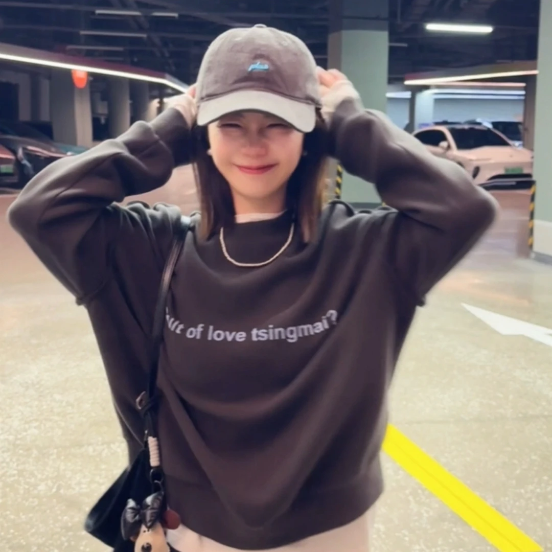 【NO退NO换】欧货 糯叽叽 绒感字母糯米设计款卫衣13073