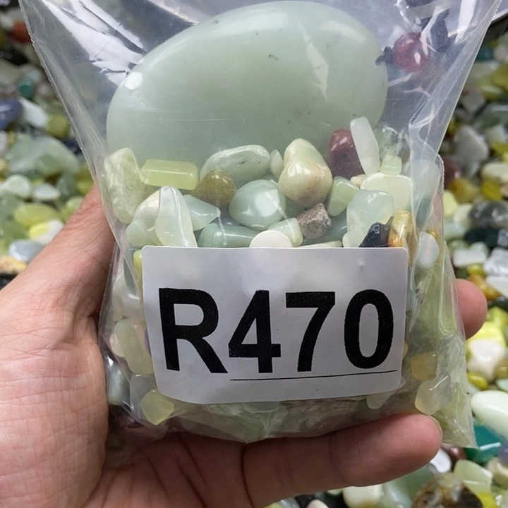 蛇纹石玉未镶嵌鱼缸石