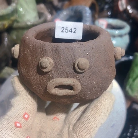 粗陶花盆手工花盆制作