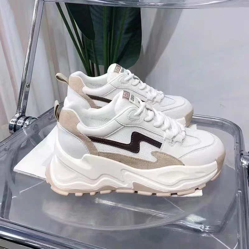 2025女士春季百搭系带舒适新款时尚爆款潮鞋老爹鞋05033