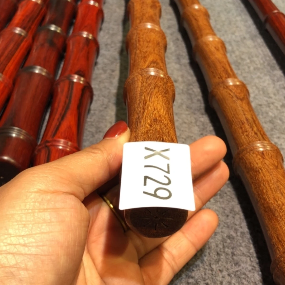 【闪购商品】木晨*金星紫檀竹节棍一根729