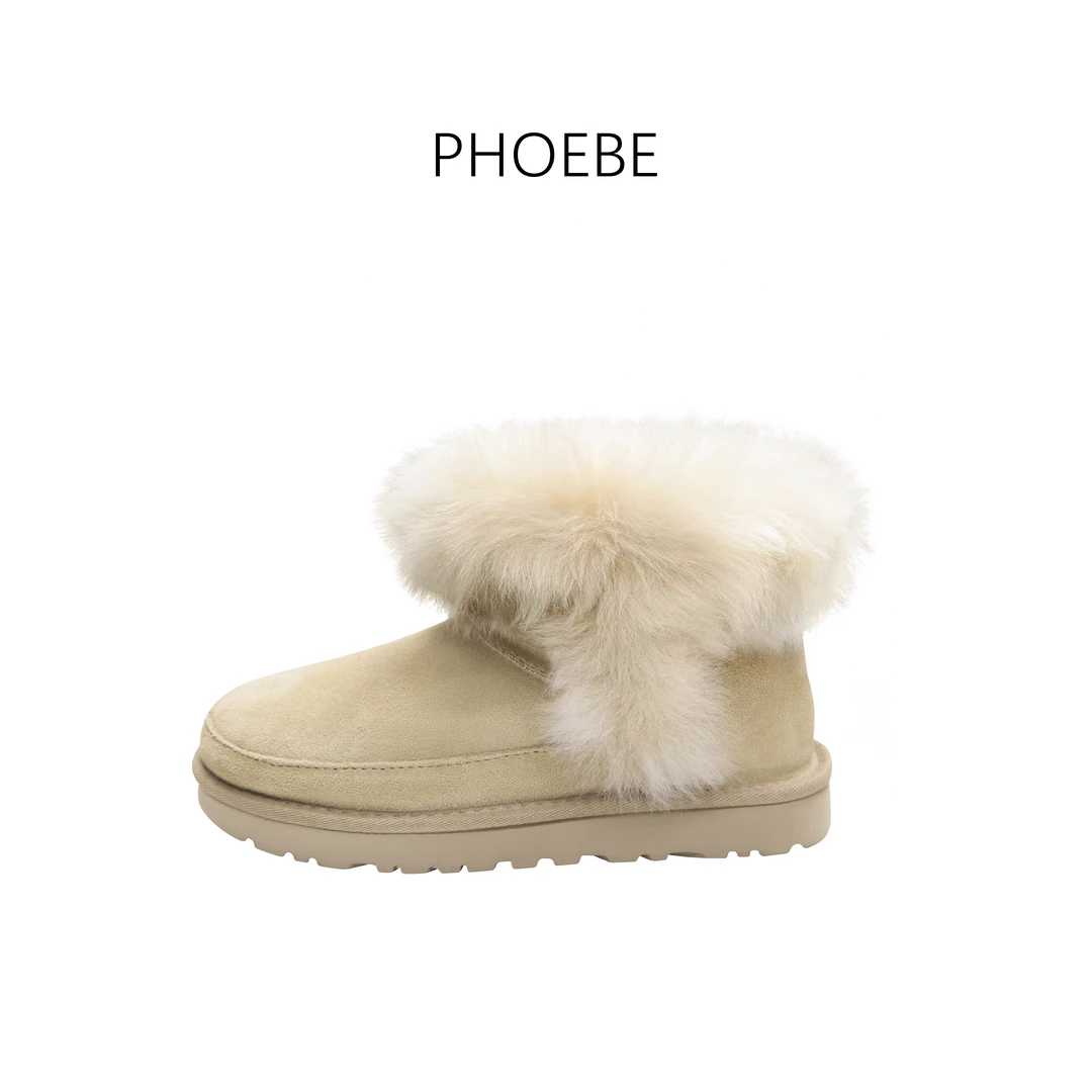 【25新款雪地靴】PHOEBE叶姐 新款设计百搭雪地靴H5110114H
