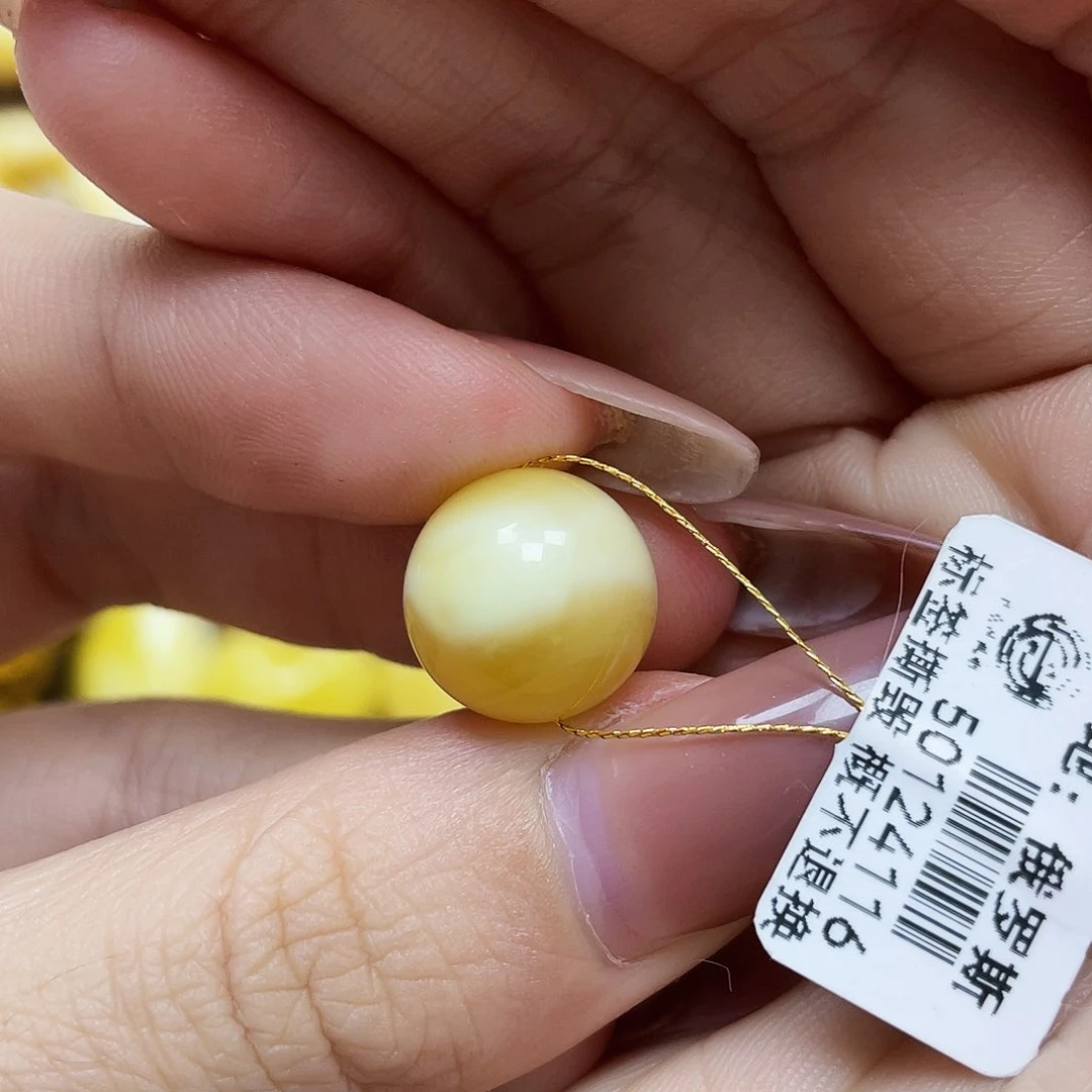 未镶嵌琥珀珠宝奇石D****b13.7mm