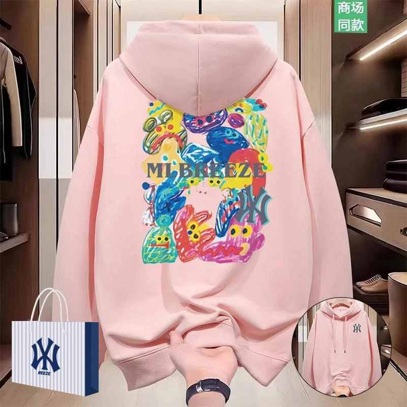 【一折专区】ZZE冬季连帽运动衫男士重磅宽松美式情侣长袖衣服卫衣