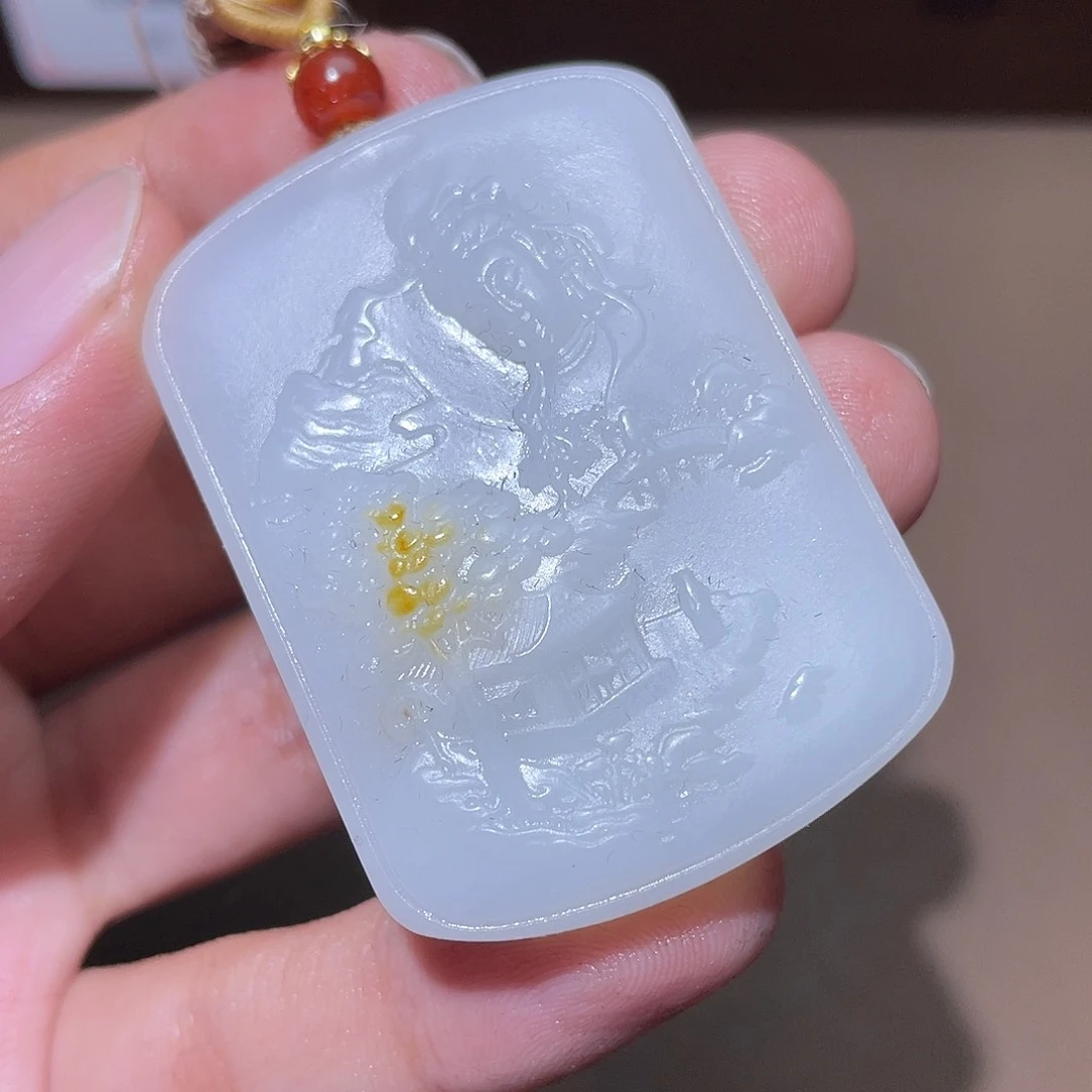 和田玉颈饰未镶嵌Y