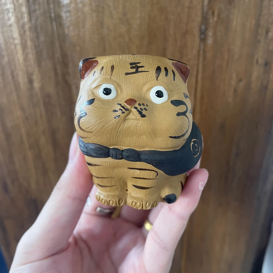 【老班长推荐】紫砂 段泥 萌虎出山茶宠
