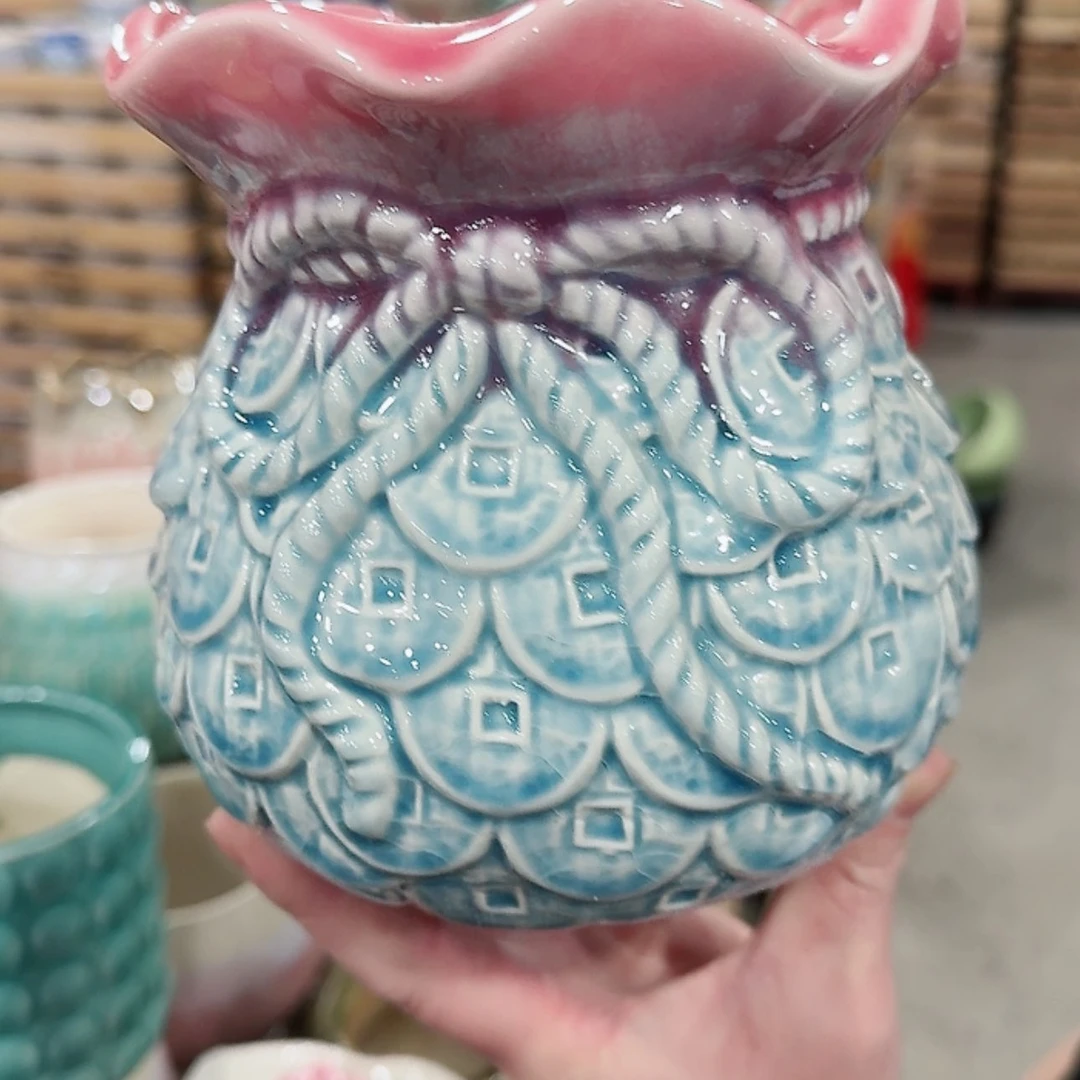 【闪购商品】陶瓷陶瓷多肉花盆有孔